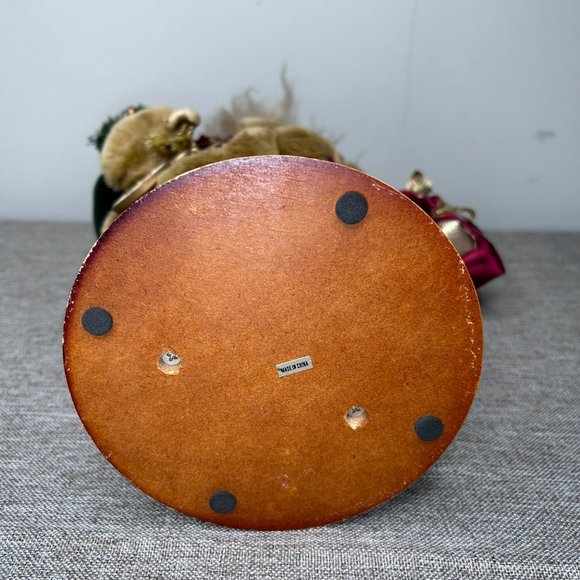 Christmas Santa Claus 15" Tall Figure Carrying Watch & Presents Decoration - Picture 11 of 14